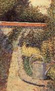 Georges Seurat Watering can painting